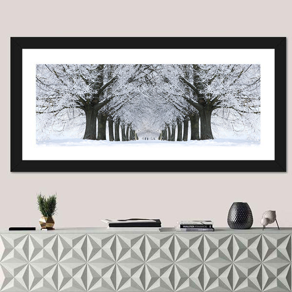 Winter Snow Trees Wall Art