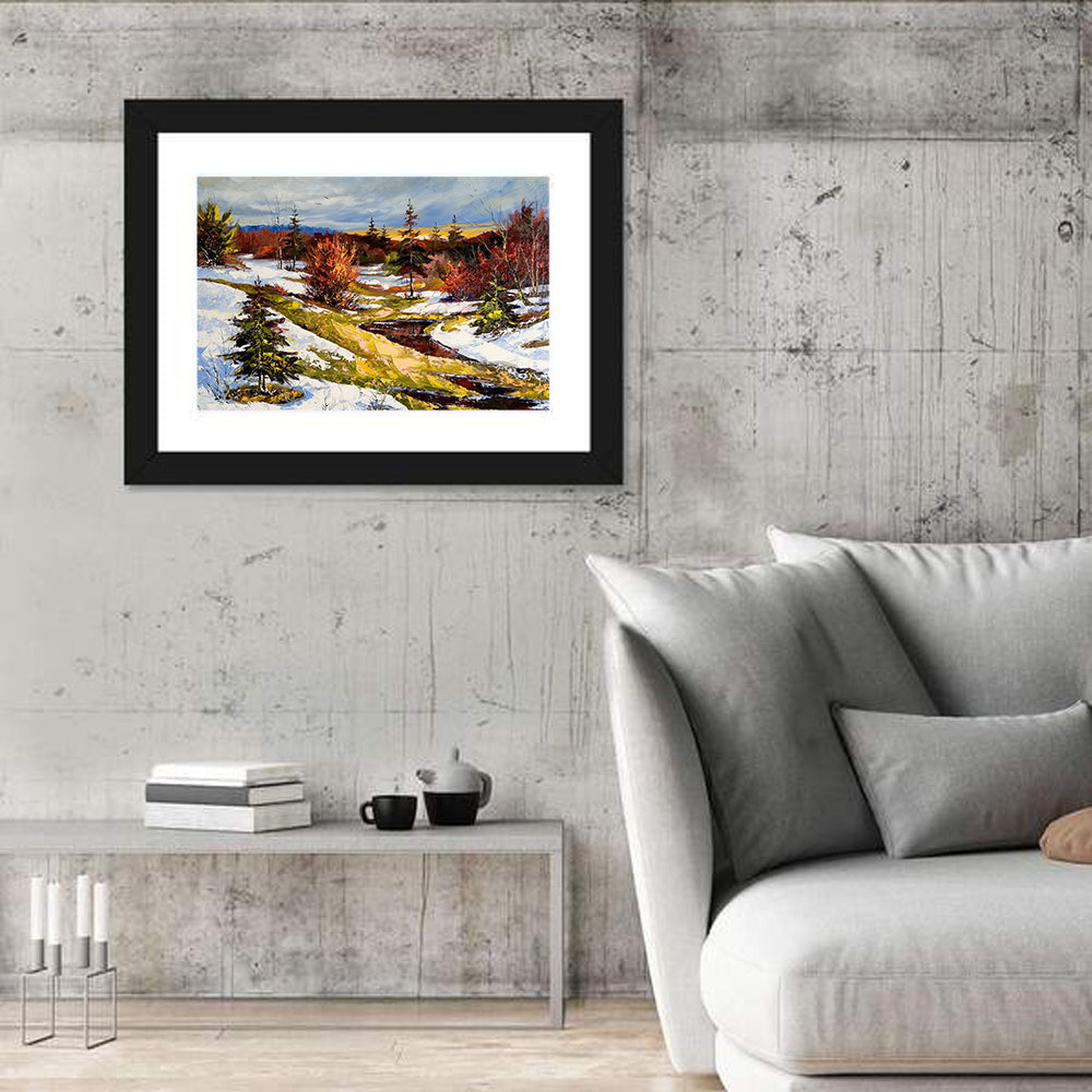 Snowy Landscape Wall Art