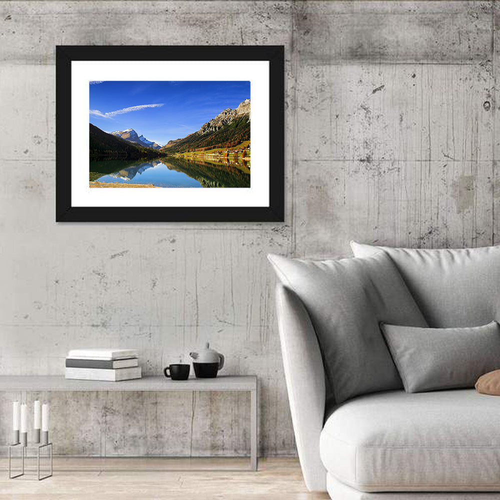 Mountain Lake Switzerland Wall Art