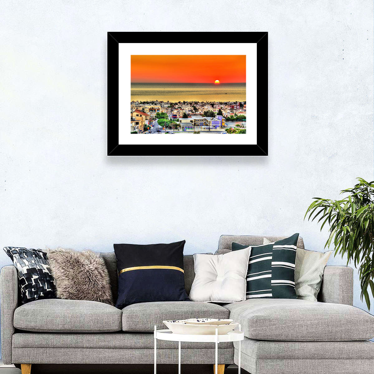 Paphos Sunset Wall Art