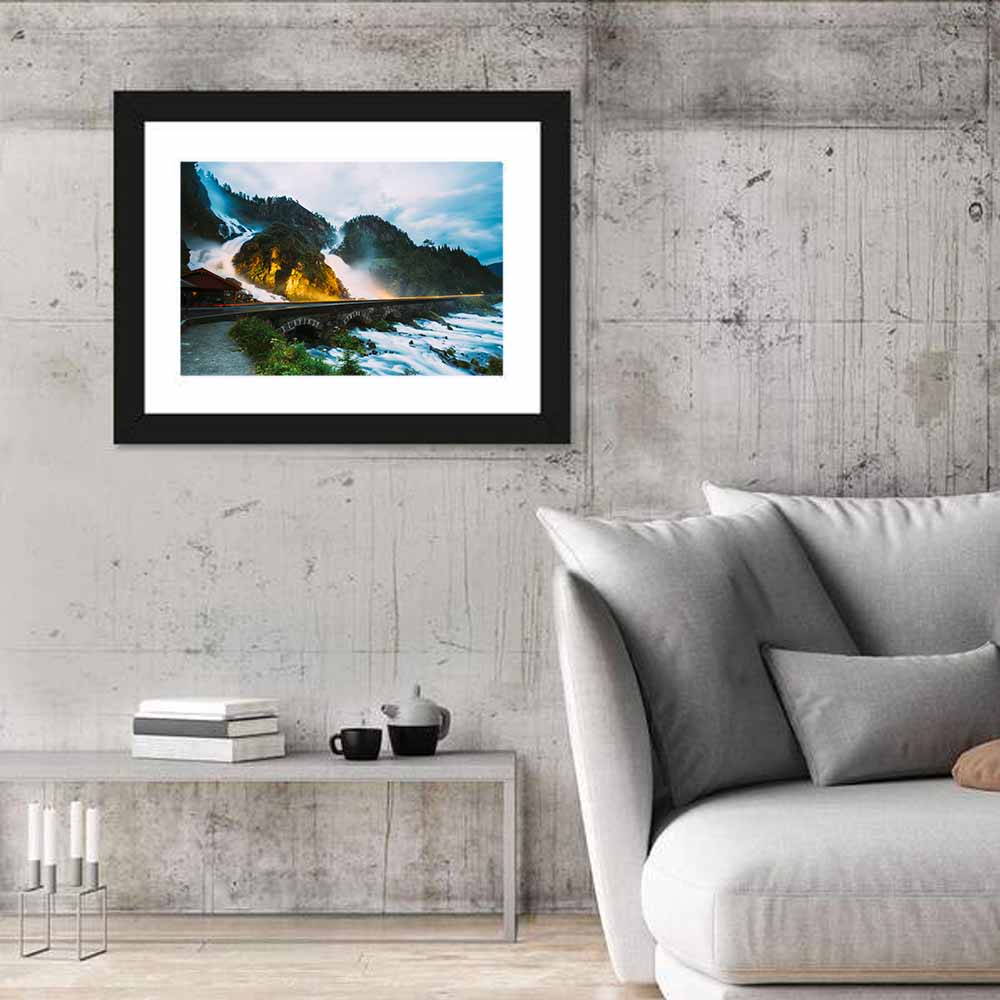 Latefossen Waterfall Wall Art