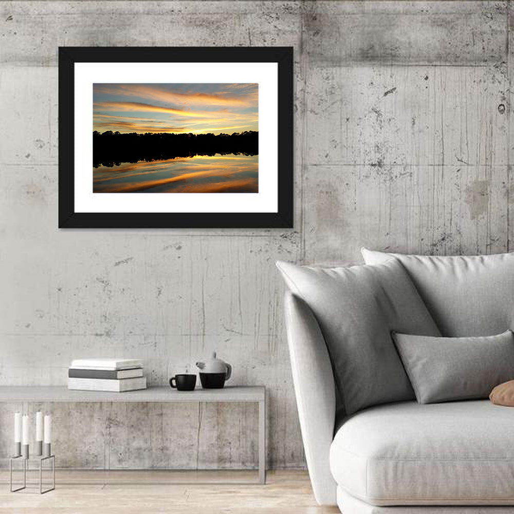 Lake Charles Sunset Wall Art