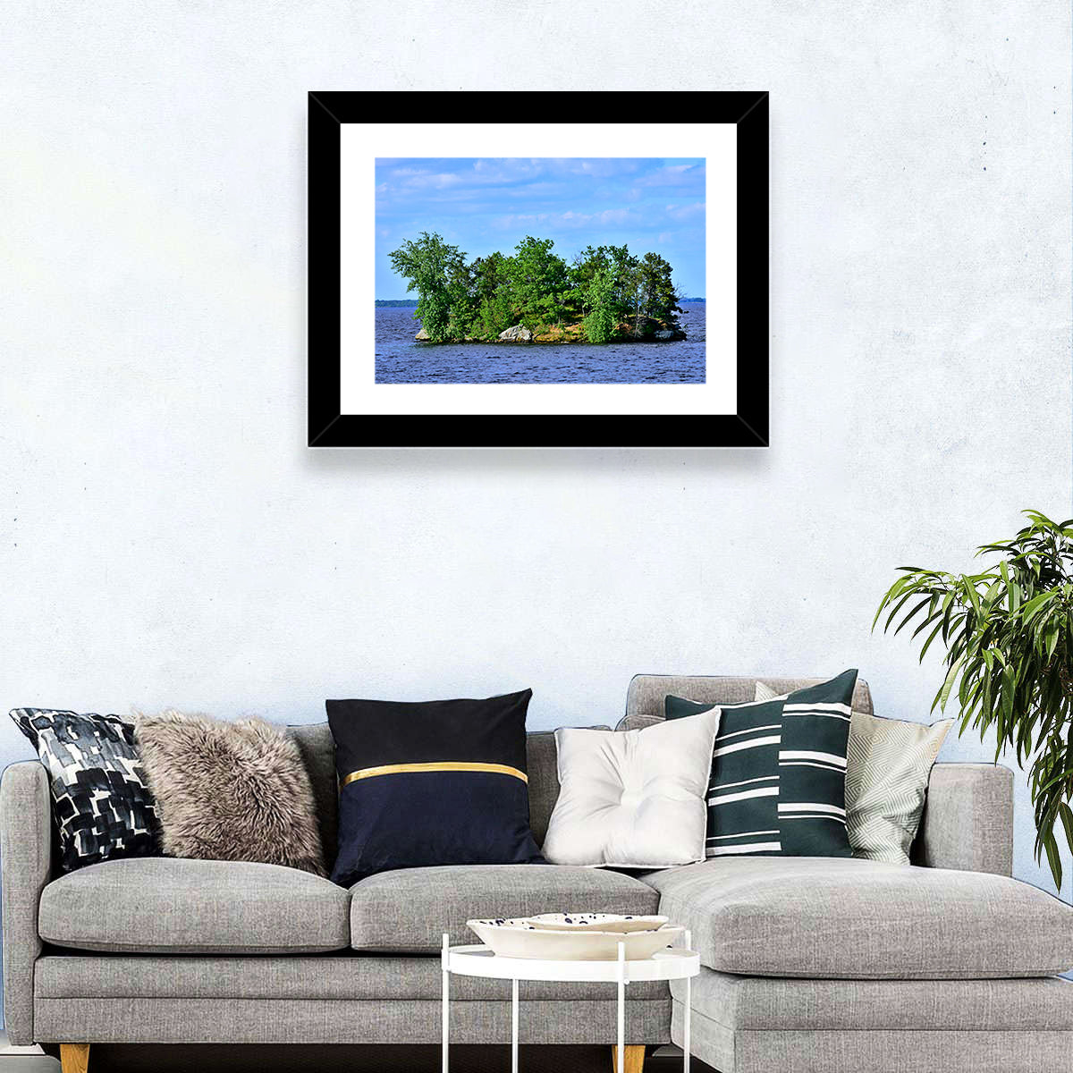 Petenwell Lake Island Wall Art