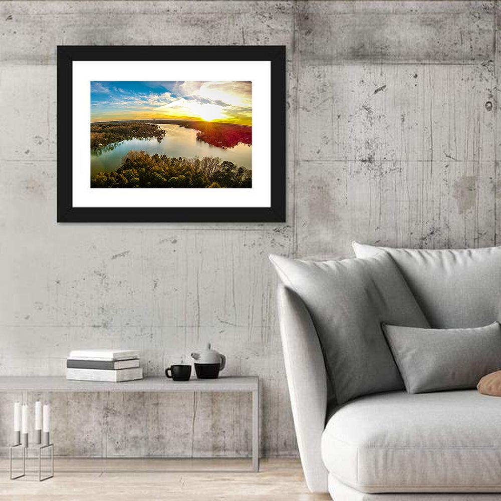 Lake Wylie Sunset Wall Art