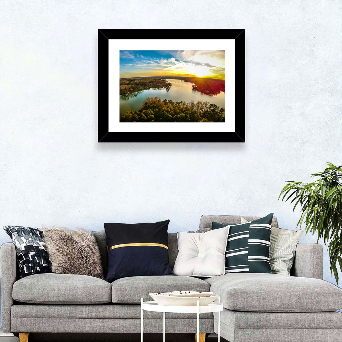 Lake Wylie Sunset Wall Art