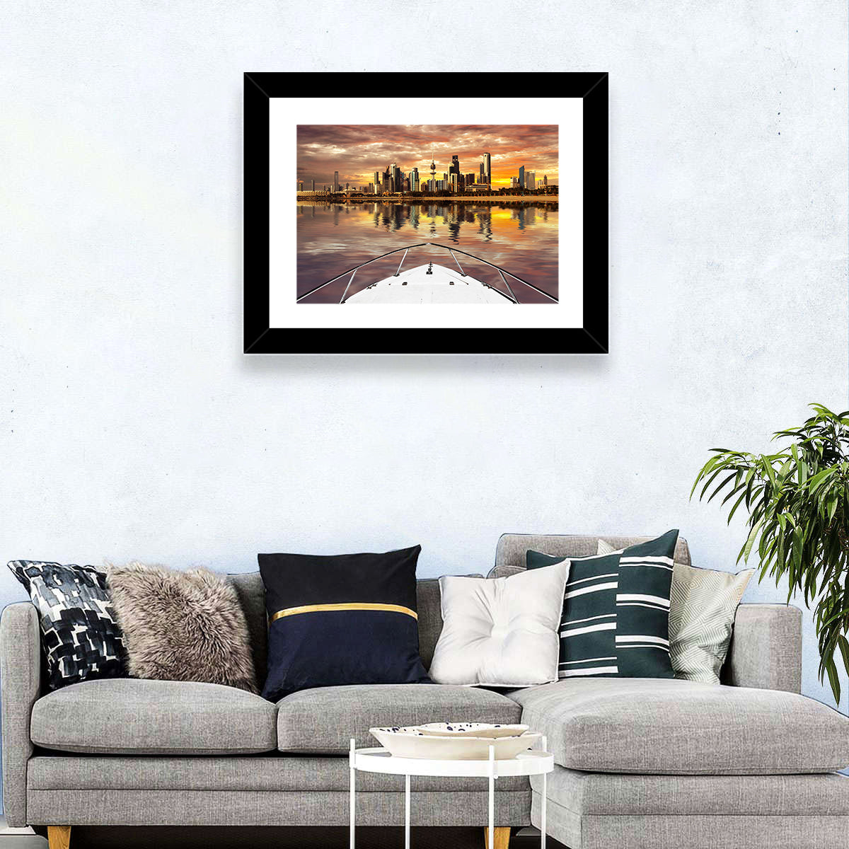 Kuwait Skyline Wall Art