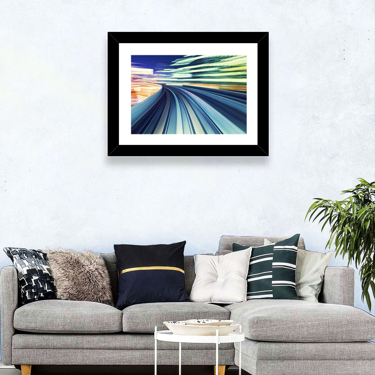 High Speed Track Wall Art