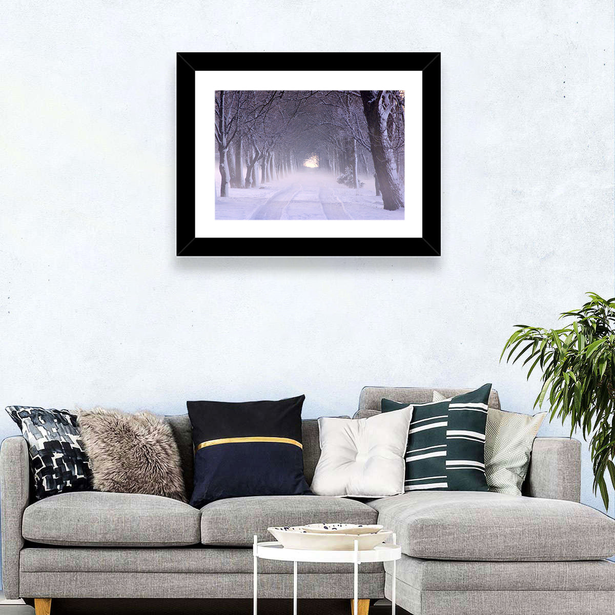 Kuressaare Park Winter Wall Art
