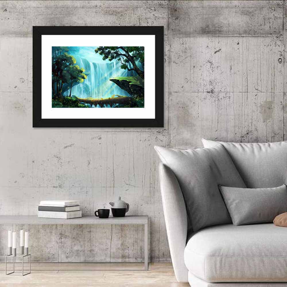 Realistic Cartoon Illustration Wall Art