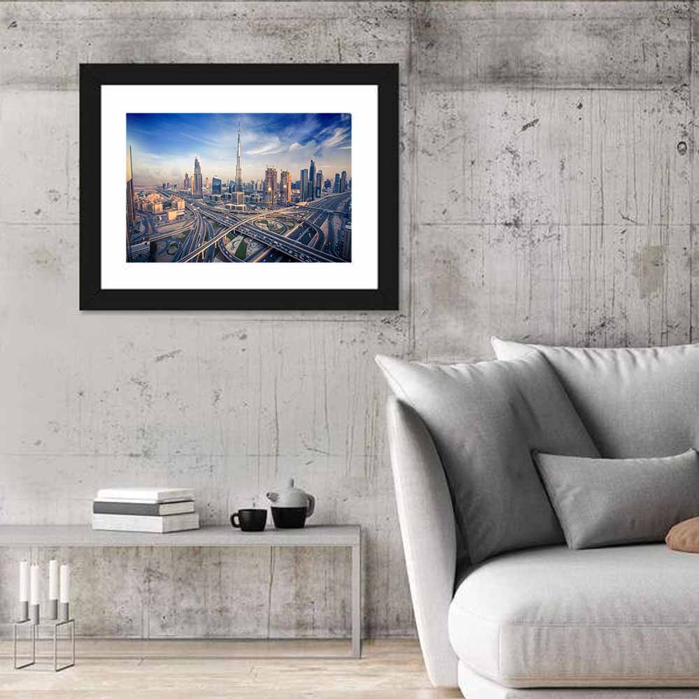 Dubai Skyline Wall Art