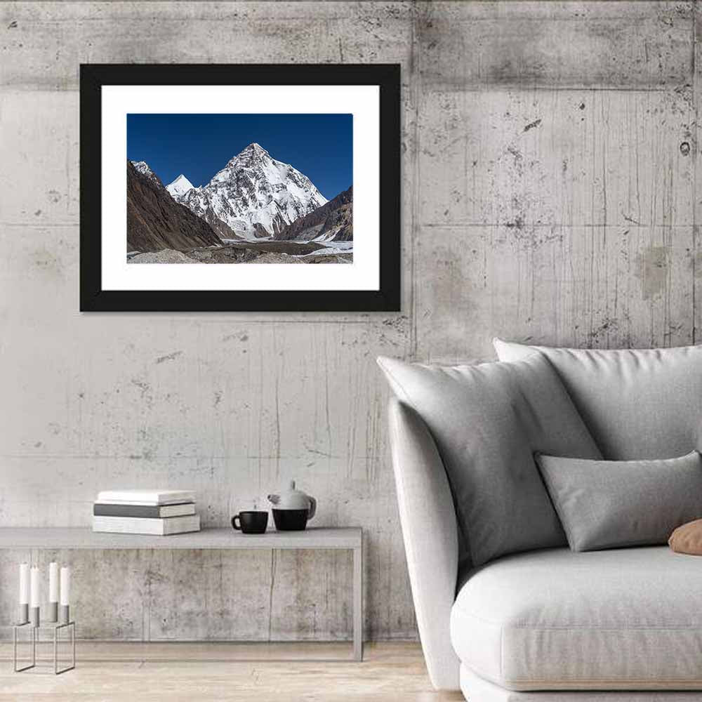 K2 Mountain Peak Wall Art