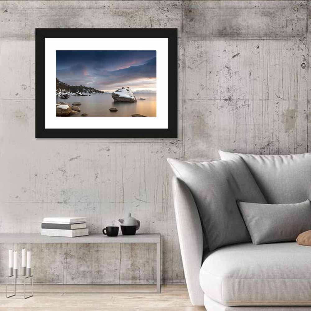 Bonsai Rock Sunset Wall Art