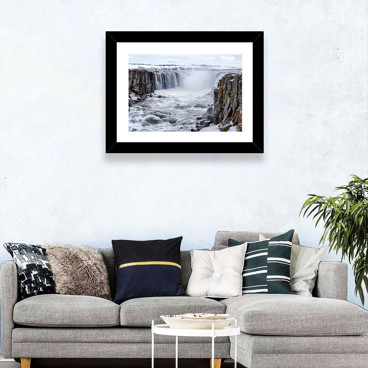 Selfoss Waterfall Wall Art