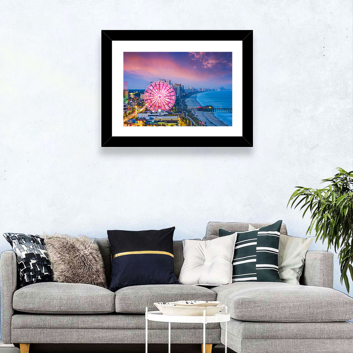 Coastline Myrtle Beach Wall Art