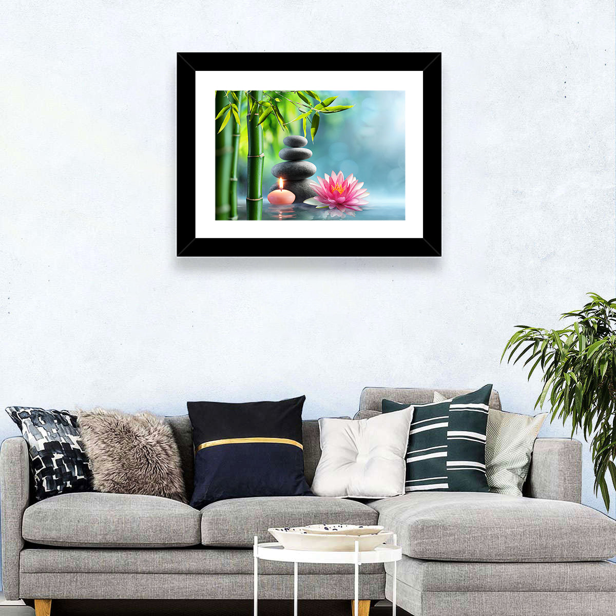 Massage Stones Wall Art
