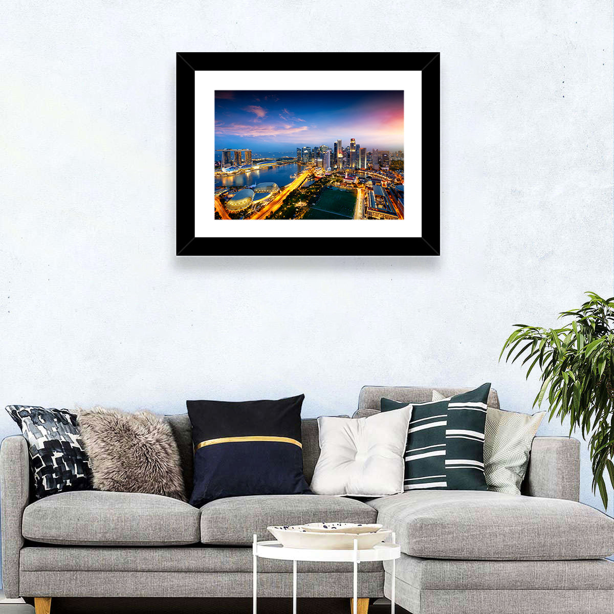 Singapore Cityscape Wall Art