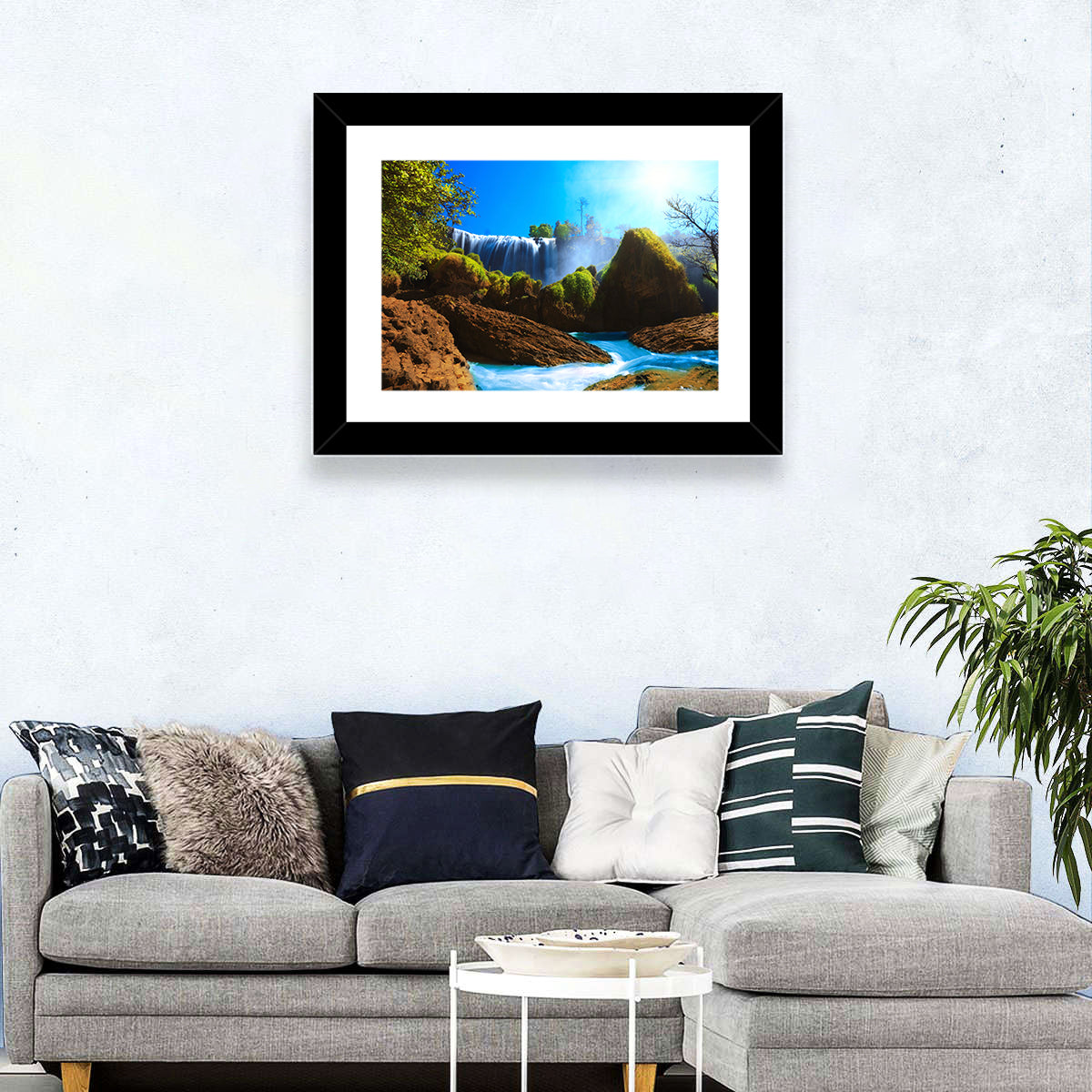 Elephant Waterfall Wall Art