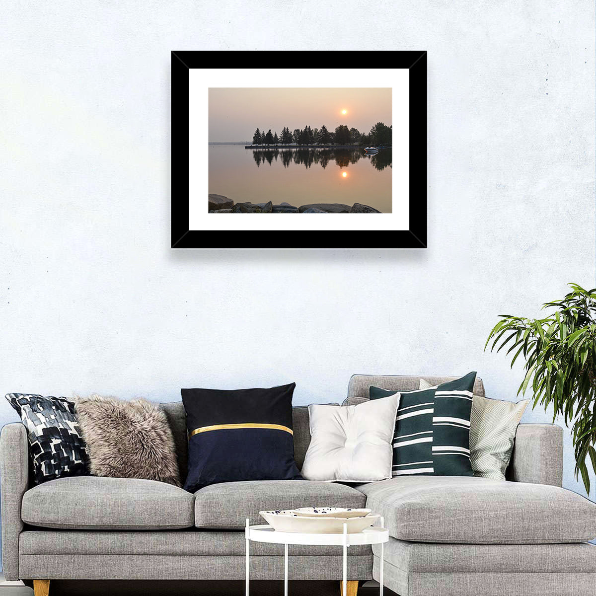 Sylvan Lake Sunset Wall Art