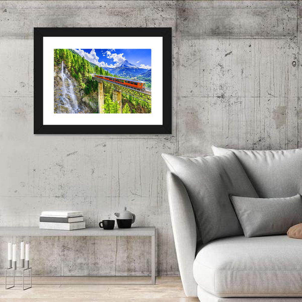 Gornergrat Tourist Train Wall Art