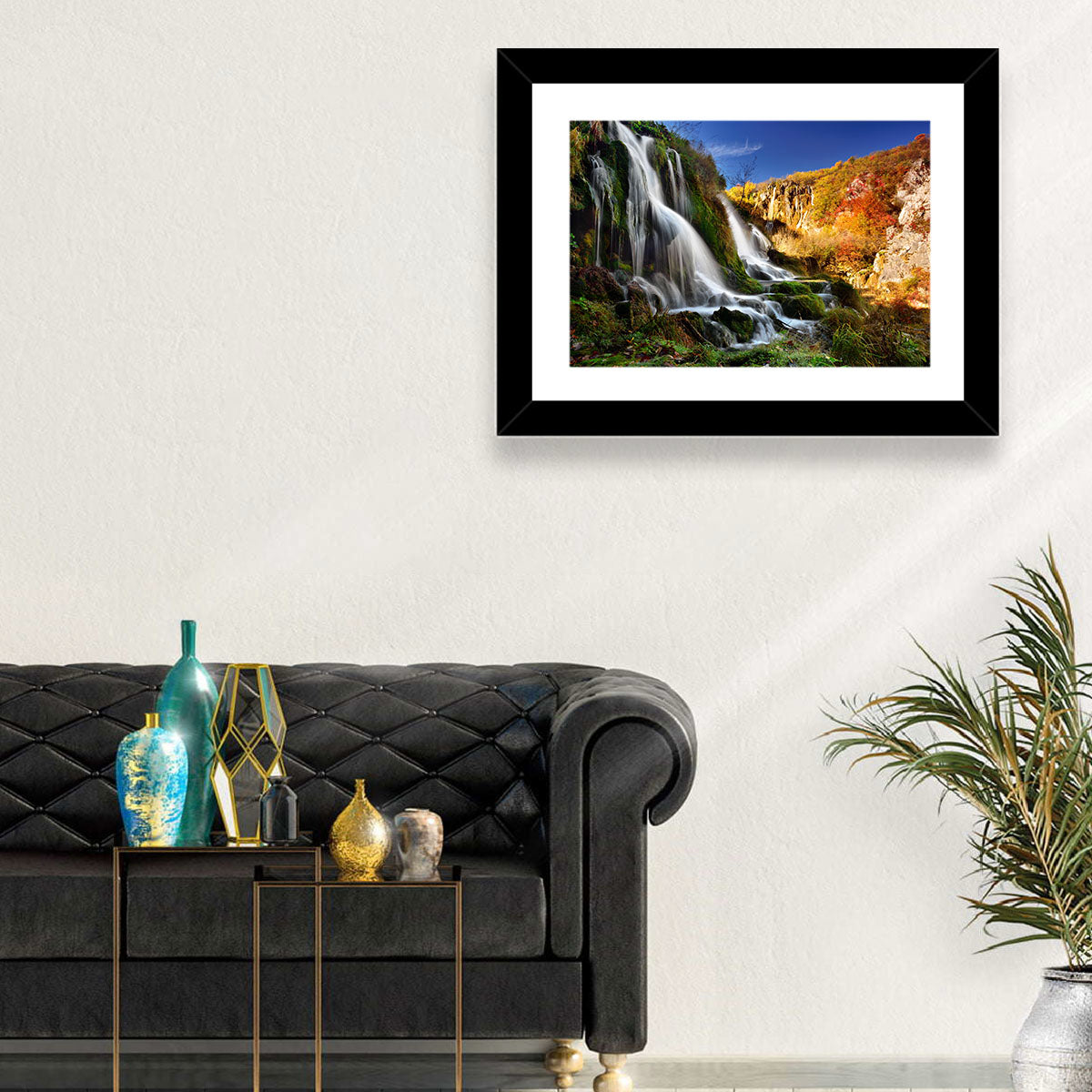 Waterfall in Plitvice Lakes National Park Wall Art
