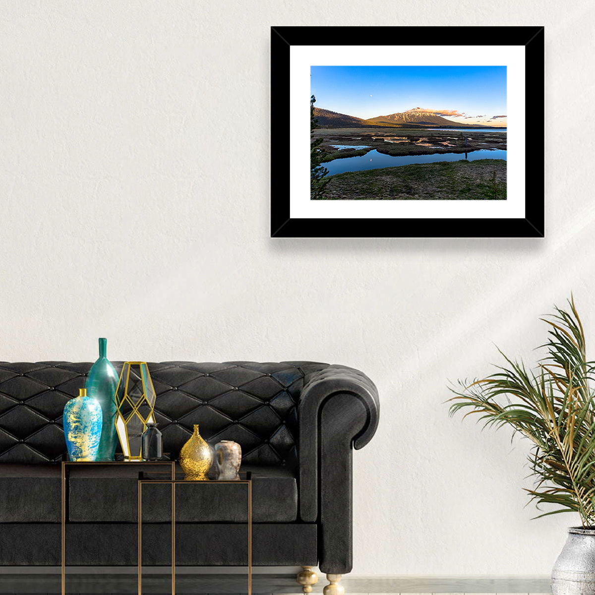Mount Bachelor Sunset Wall Art