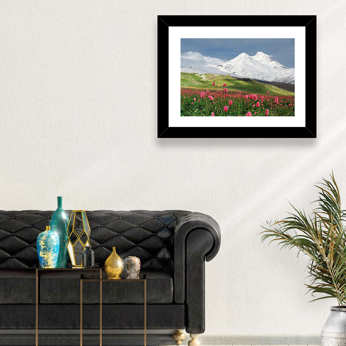 Caucasus Mountain & Spring Wall Art
