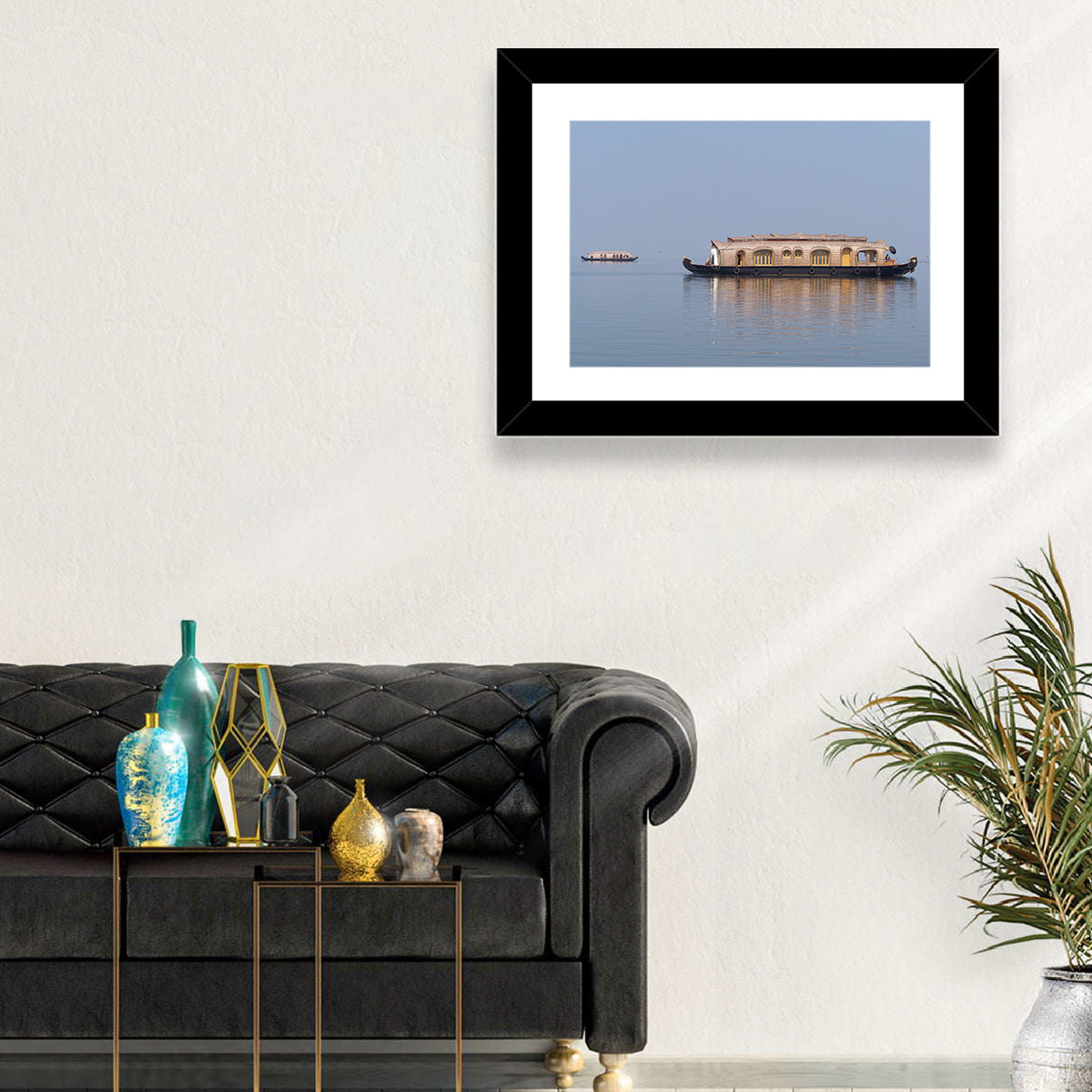 Vembanad Lake Houseboat Wall Art