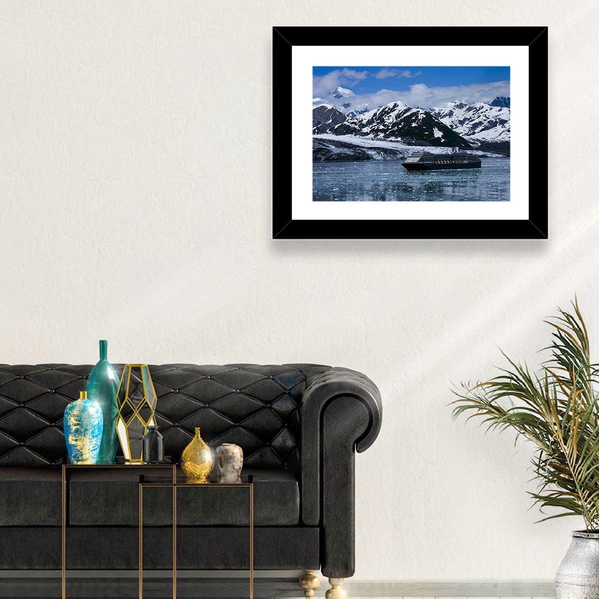 Cruise Ship Yakutat Bay Wall Art
