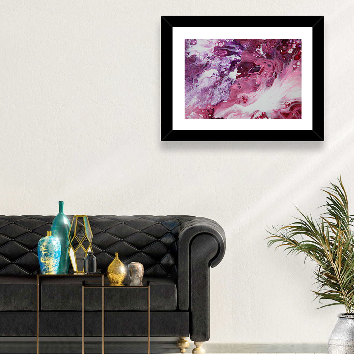 Flowing Bubbles Abstract Wall Art