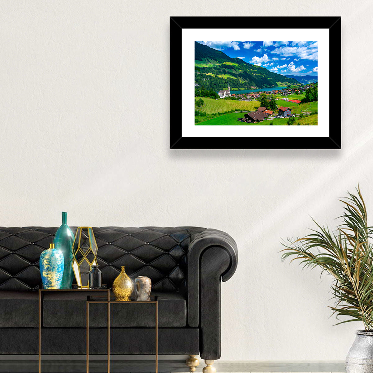 Lungern Village Wall Art