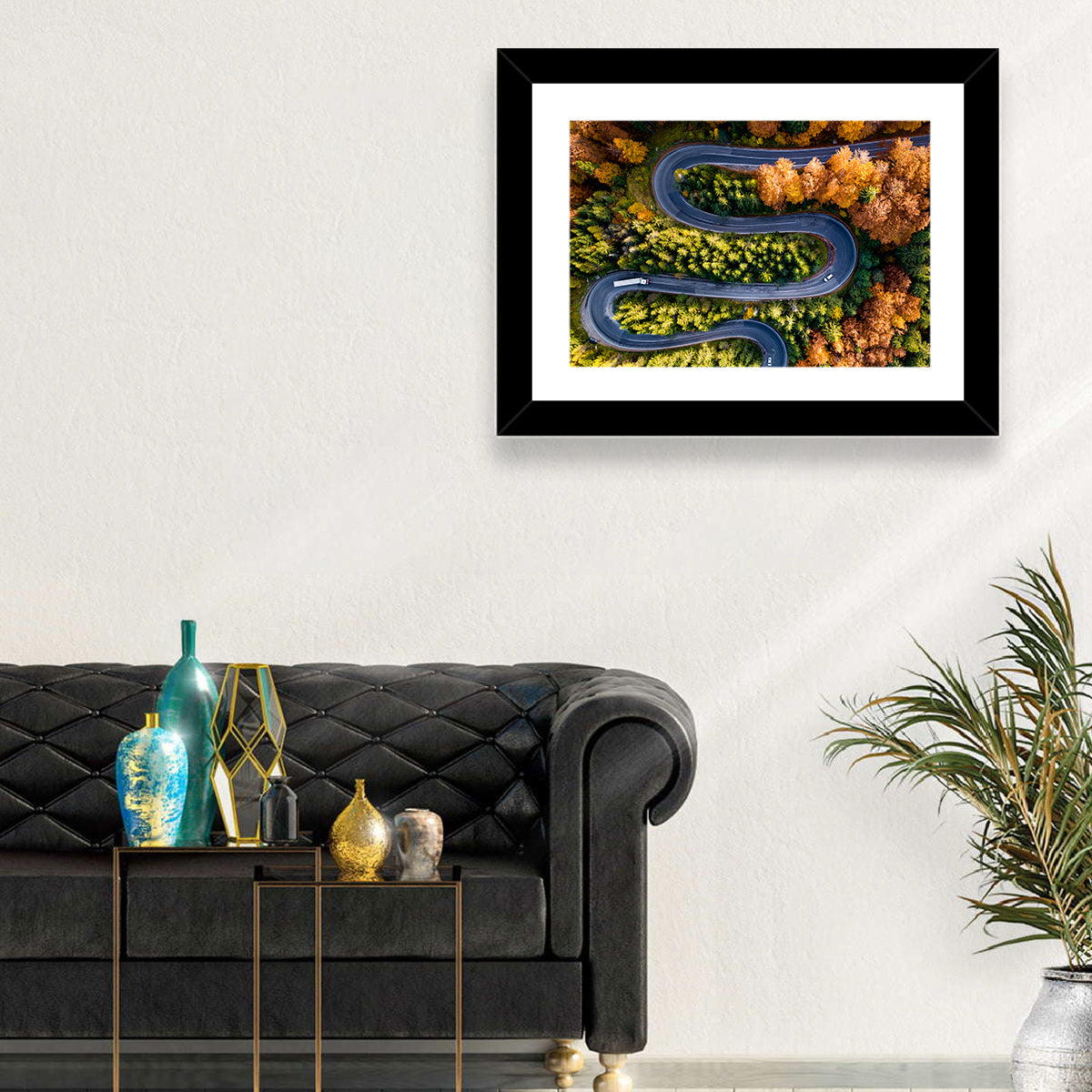 Winding Forest Road Wall Art