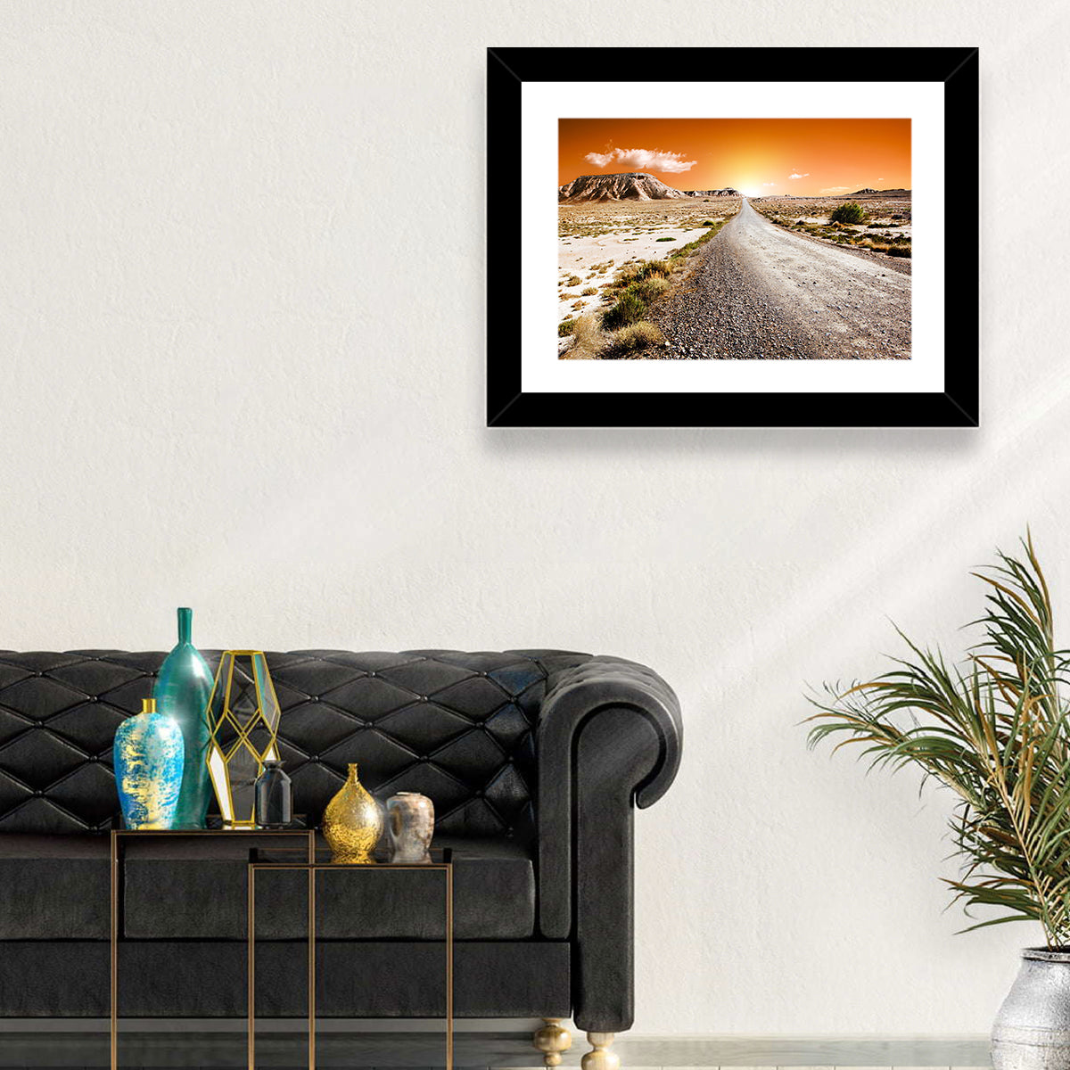Infinite Desert Road Wall Art