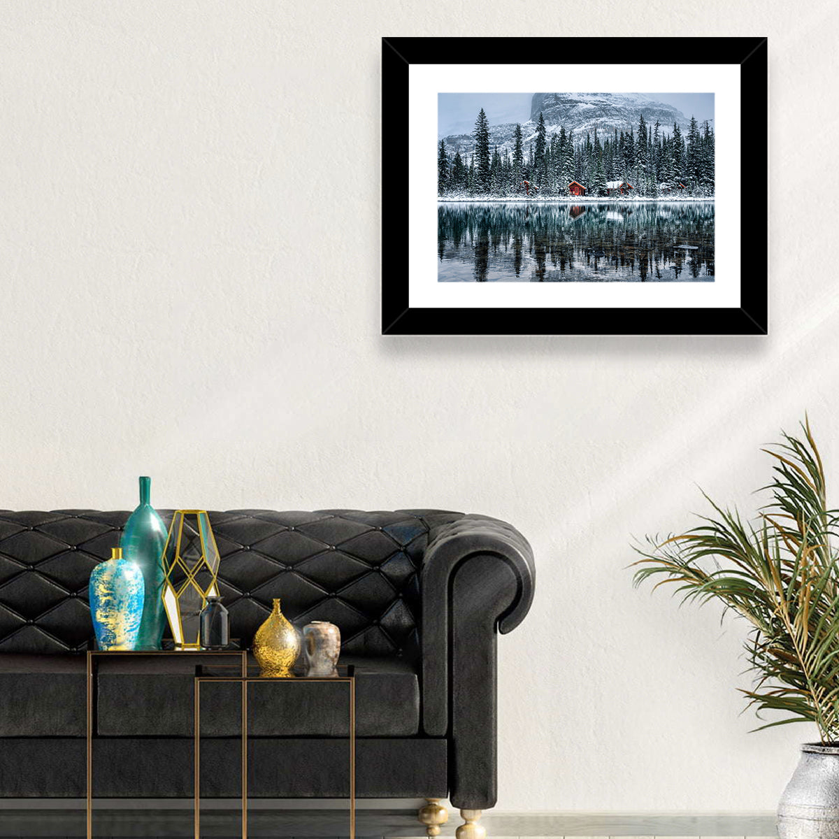 Lake O Hara Winter Wall Art