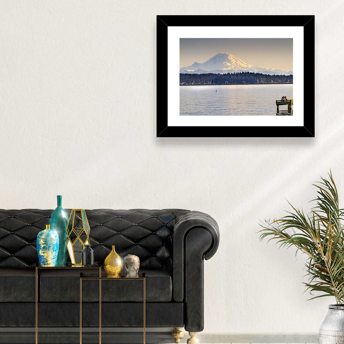 Mount Rainier from Lake Washington Wall Art