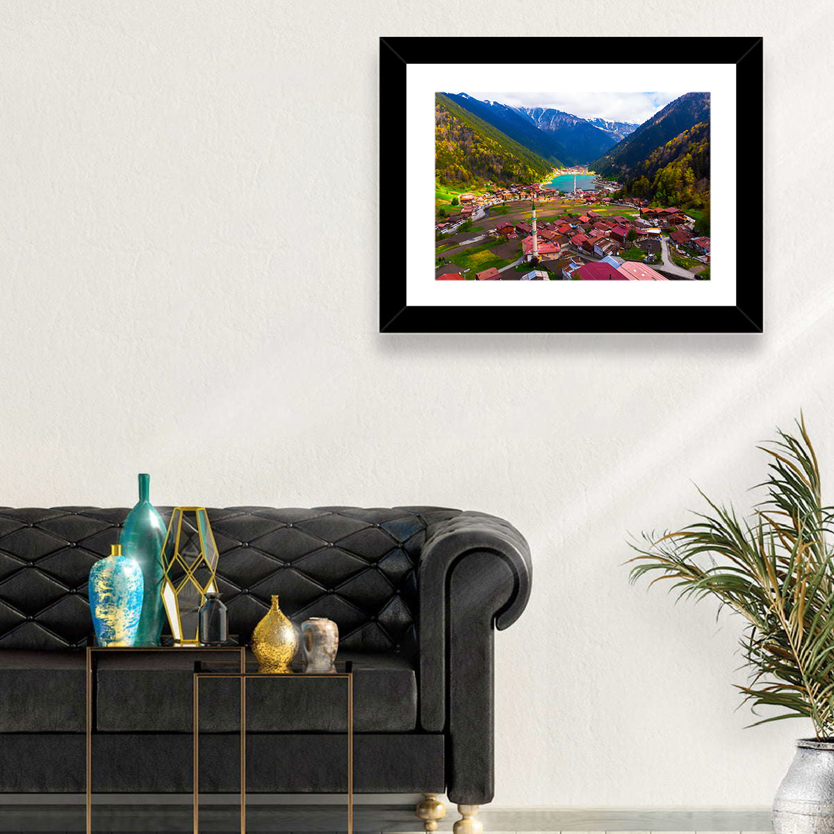 Uzungol Village Lake Wall Art