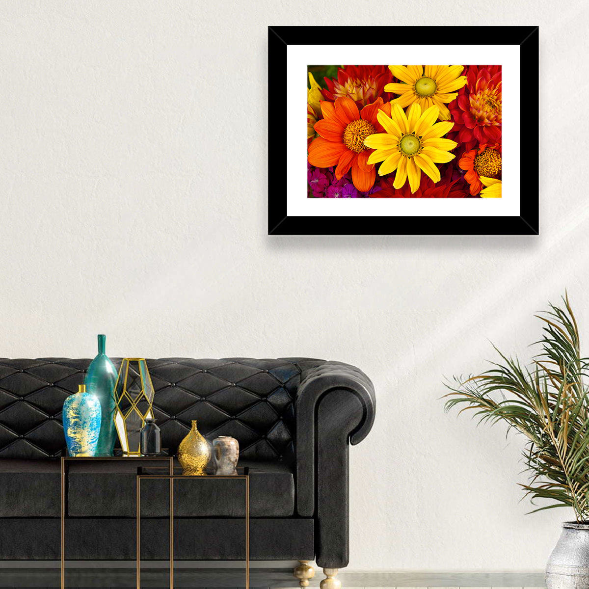 Fresh Autumn Flowers Wall Art