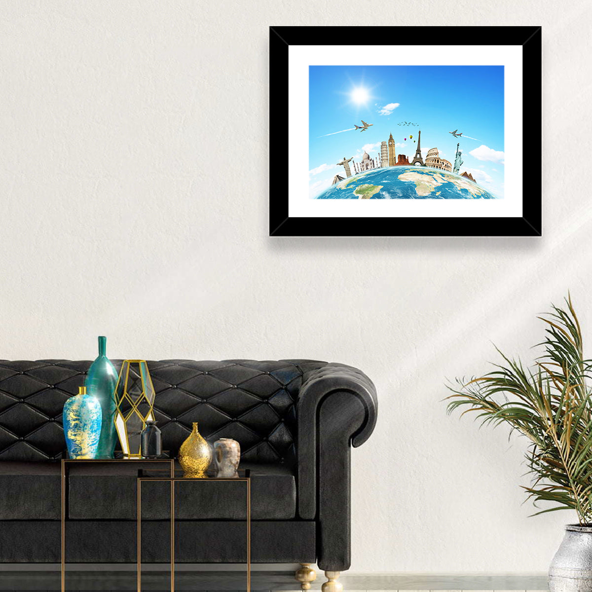 Travel The World Concept Wall Art