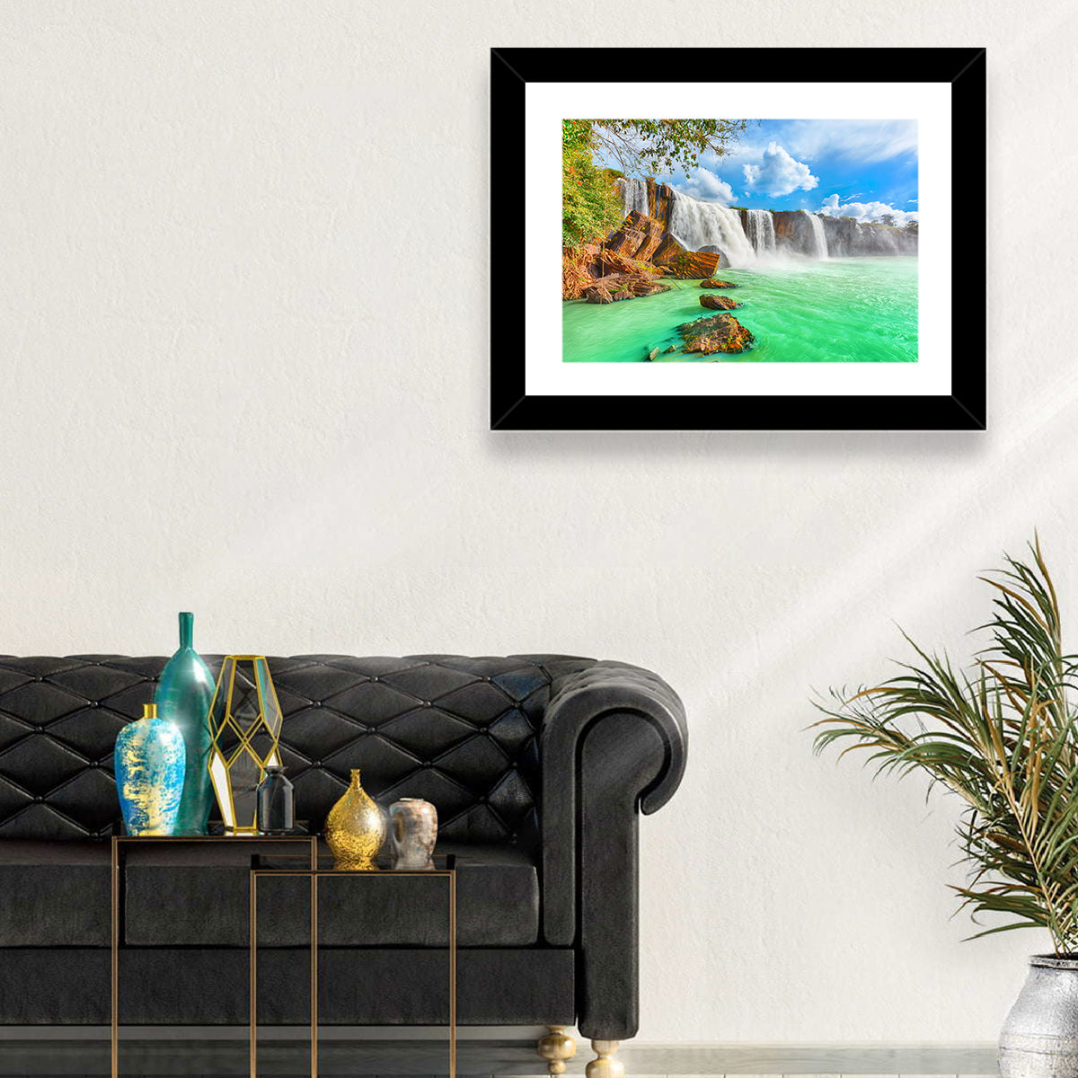 Dry Nur Waterfall Wall Art