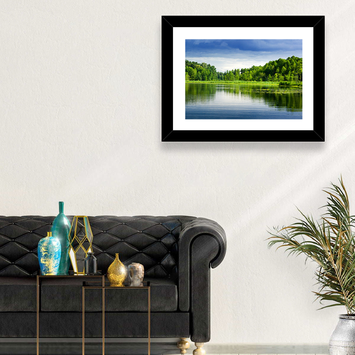 Mazury Forest Lake Wall Art