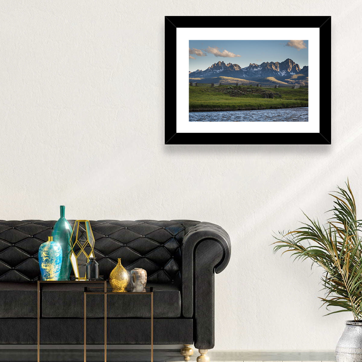 Sawtooth Mountain Range Wall Art