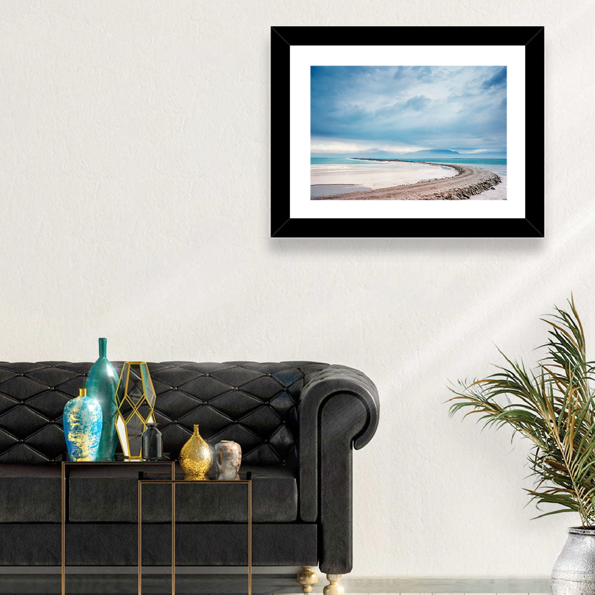 Dead Sea Coastline Wall Art