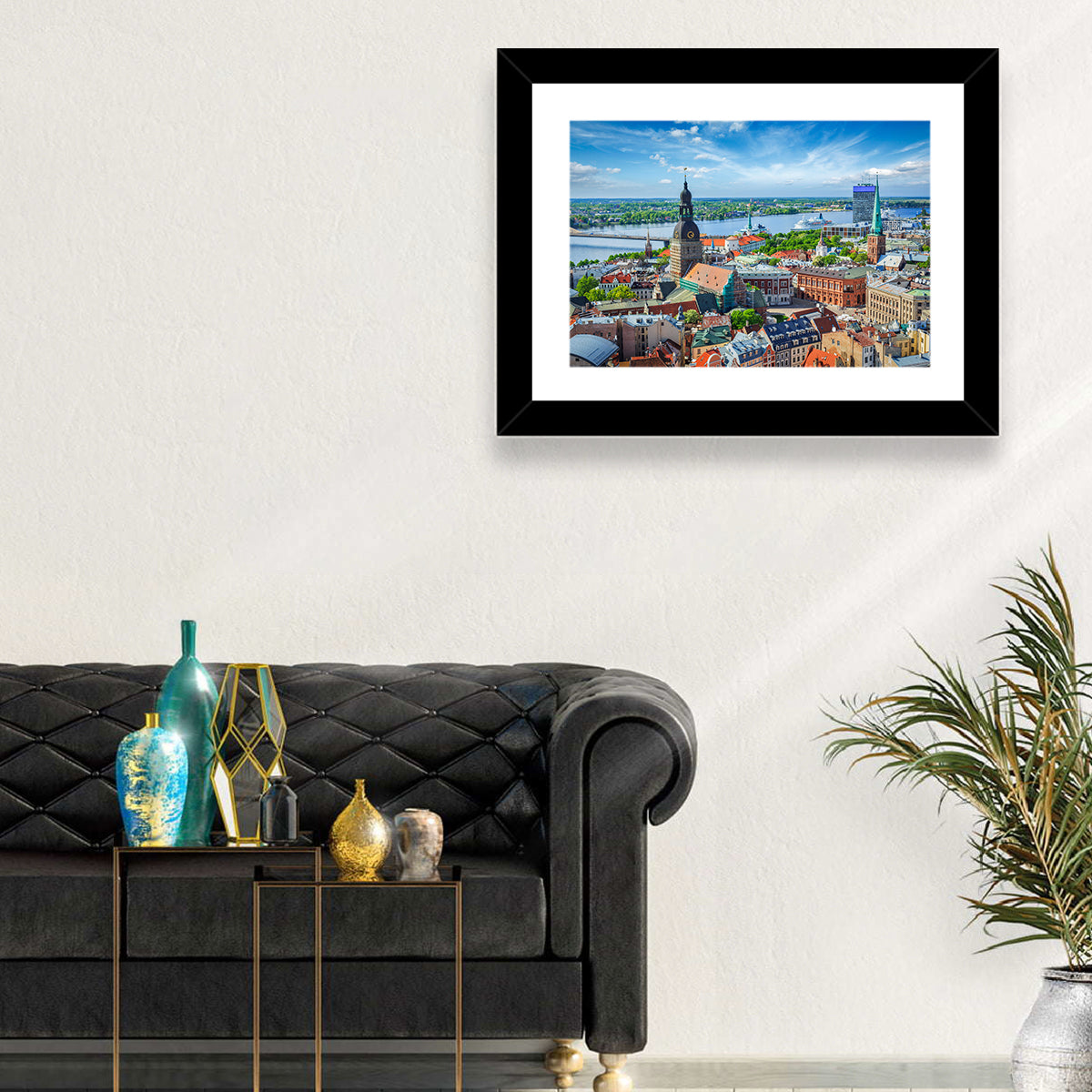 Riga Cityscape Wall Art