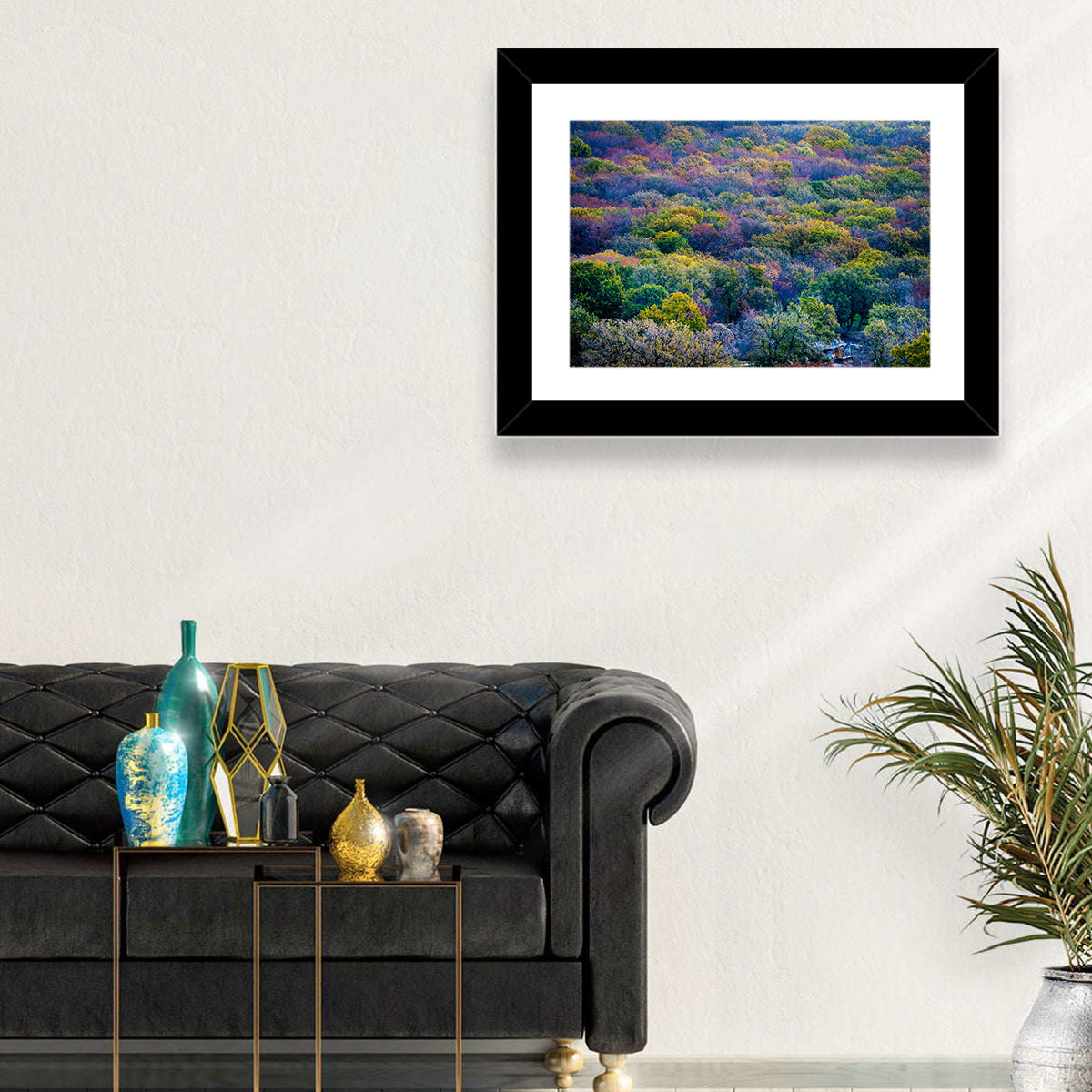 Green Forest Trees Wall Art