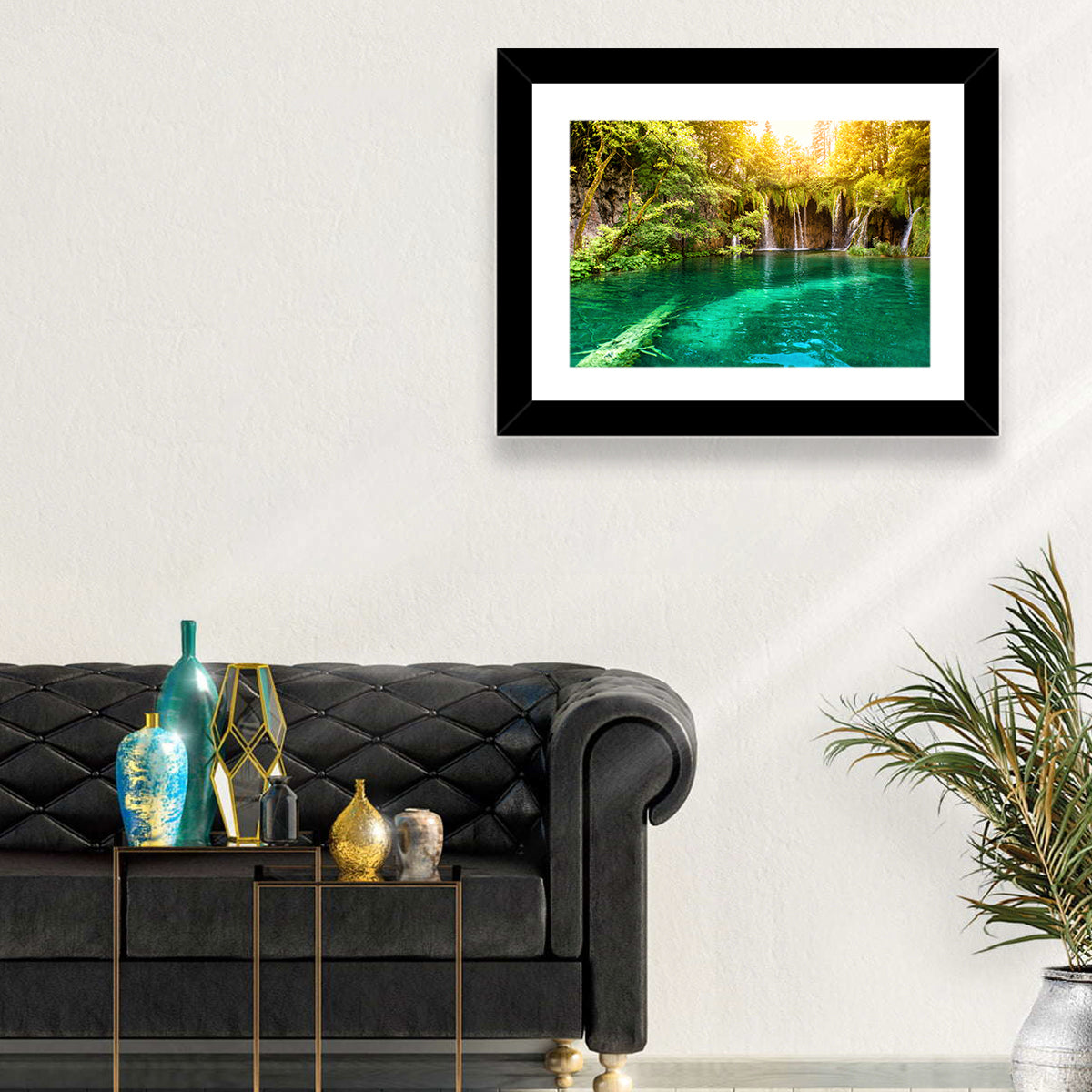 Plitvice Lake Waterfall Wall Art