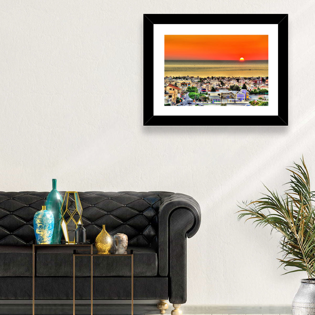 Paphos Sunset Wall Art