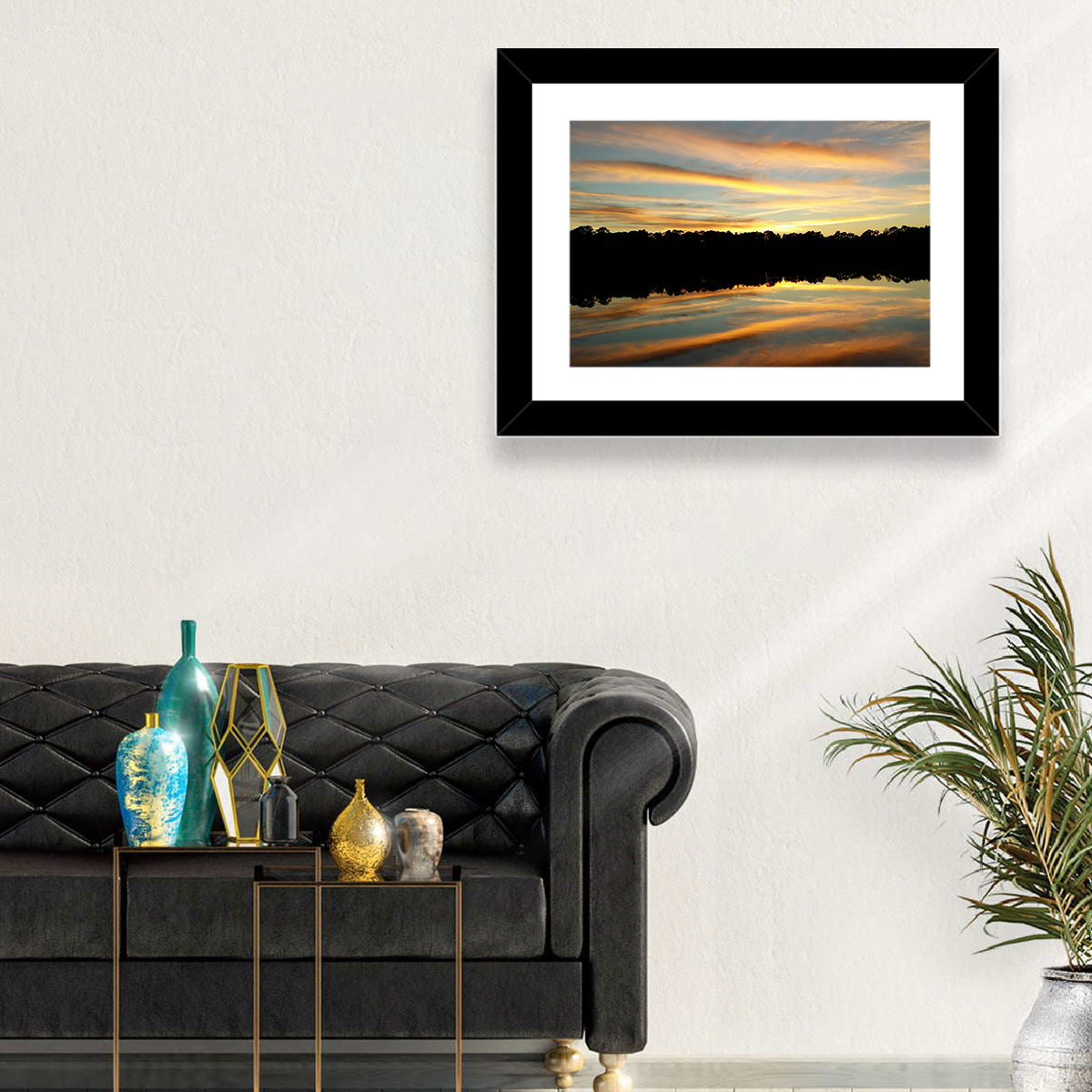 Lake Charles Sunset Wall Art