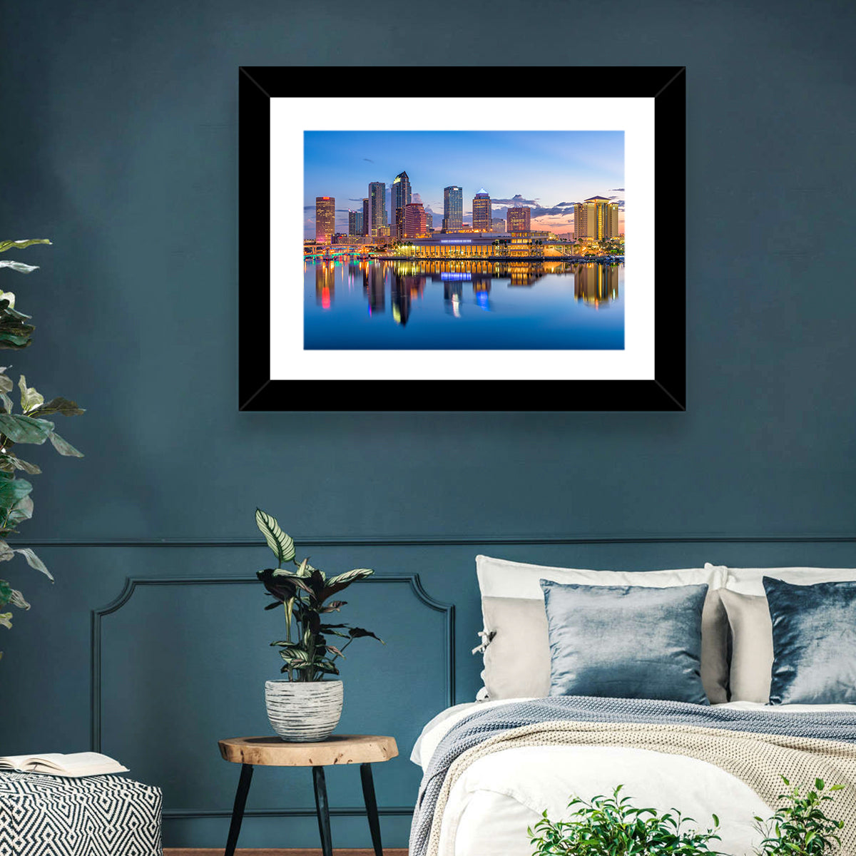 Tampa Downtown Skyline Wall Art