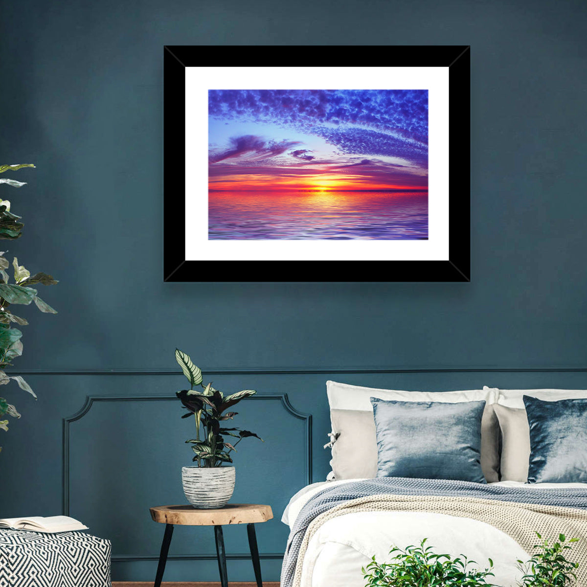 Bay Beach Sunset Wall Art