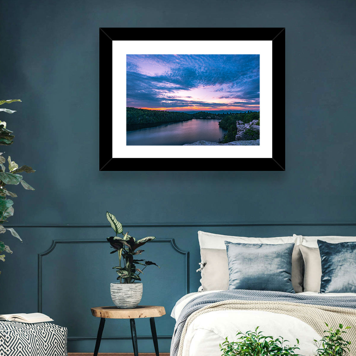 Lake Minnewaska Sunset Wall Art