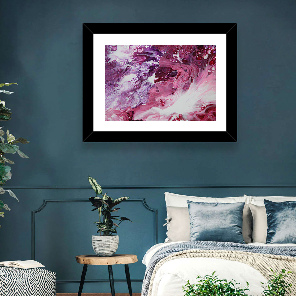 Flowing Bubbles Abstract Wall Art